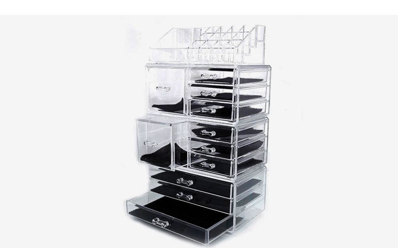 Storage Makeup Organizer Cosmetic Case Box Acrylic Jewelry Display