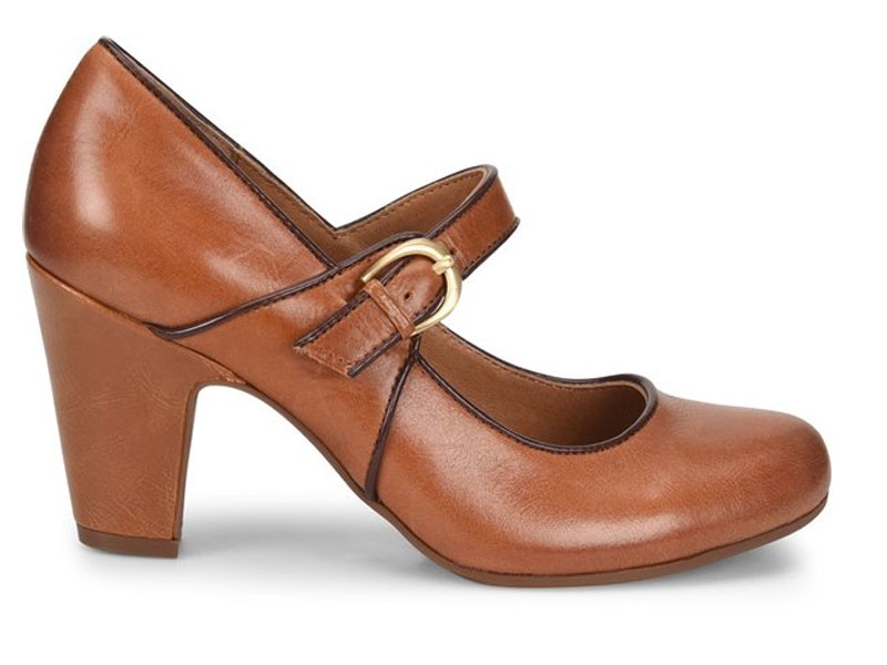Sofft Miranda Cork-Sturdy-Brown Women's Heel Sandals