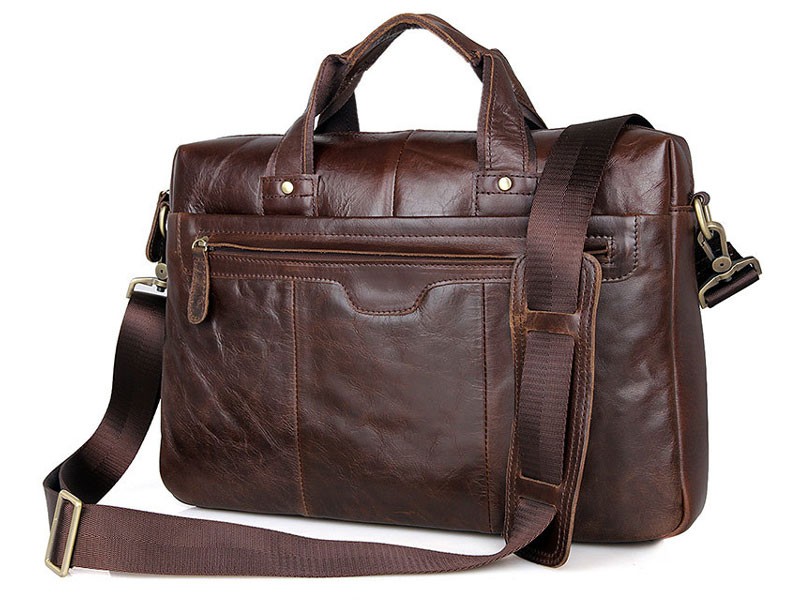 Bangkok Classic Distressed Vintage Leather Messenger Bag