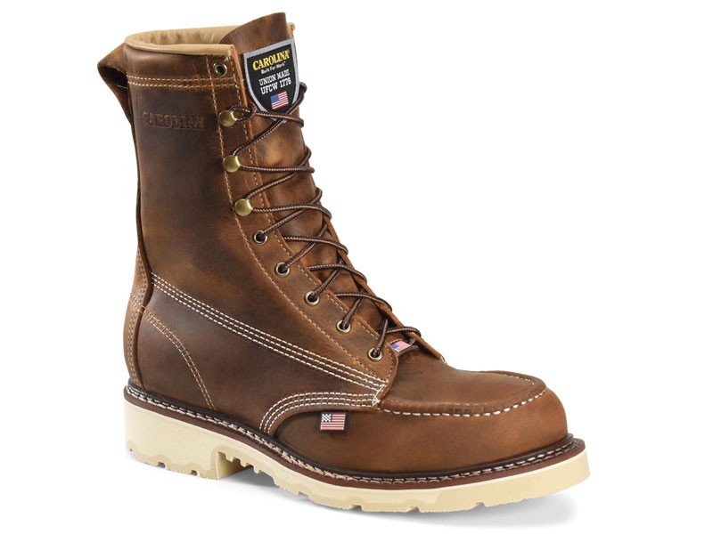 Men’s 8” Domestic Steel Toe Moc Toe Work Boot