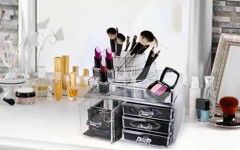 Acrylic Makeup Organizers and Storage Display Cases