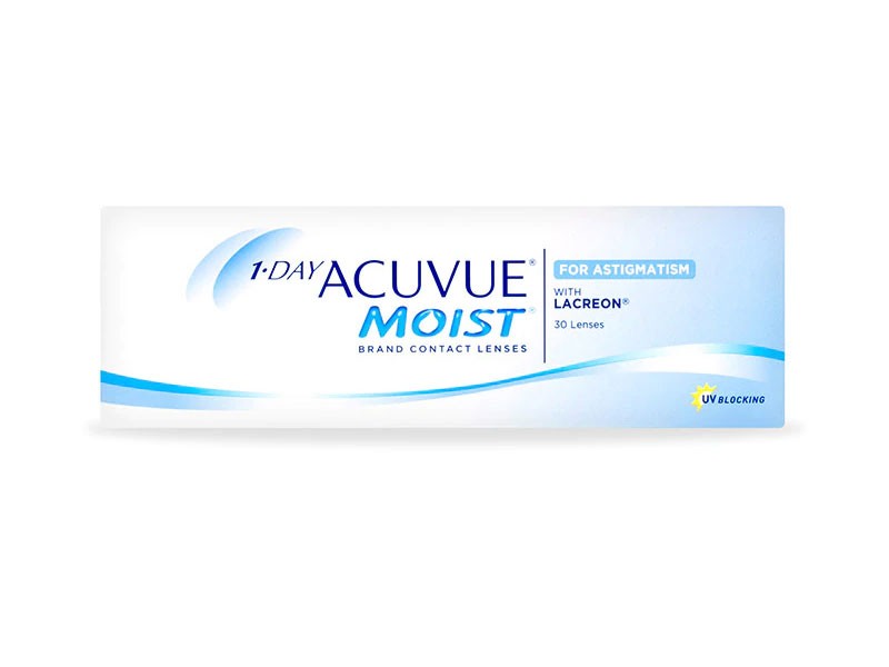 1-Day Acuvue Moist For Astigmatism 30 Pack Contact Lenses