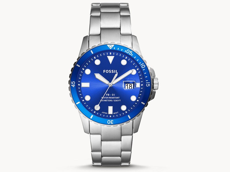FB-01 Three-Hand Date Stainless Steel Watch For Men