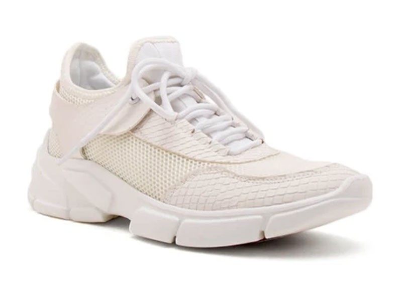 Qupid Shoes Makala Mesh Sneakers For Women in White