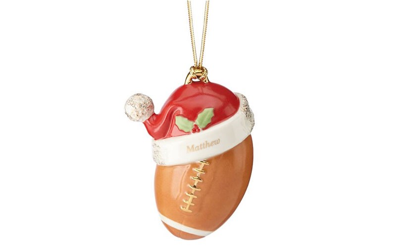 My Holiday Football Ornament by Lenox