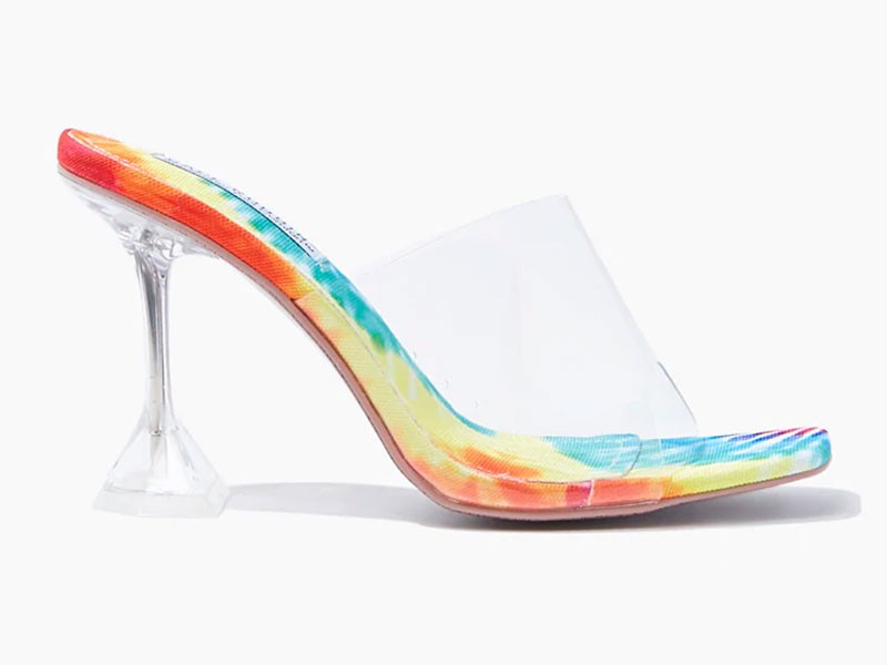 Clear Slip-On Heels For Women