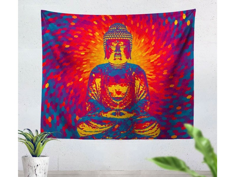Crystal Buddha Tapestry
