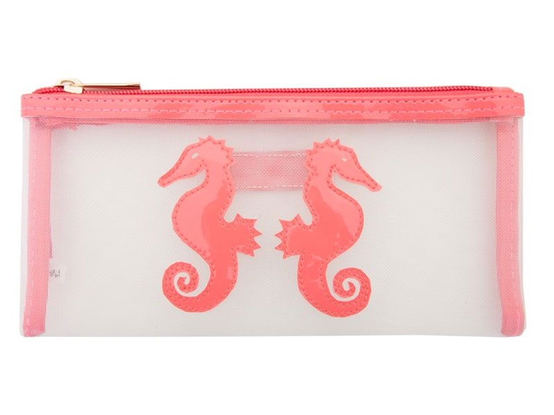 White Mesh Moya Case with Watermelon Double Seahorses