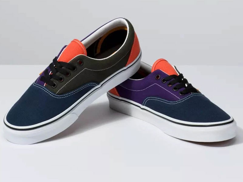 Vans Shoes Mix & Match Era Sneakers for Men in Violet Indigo and Forest Nigh