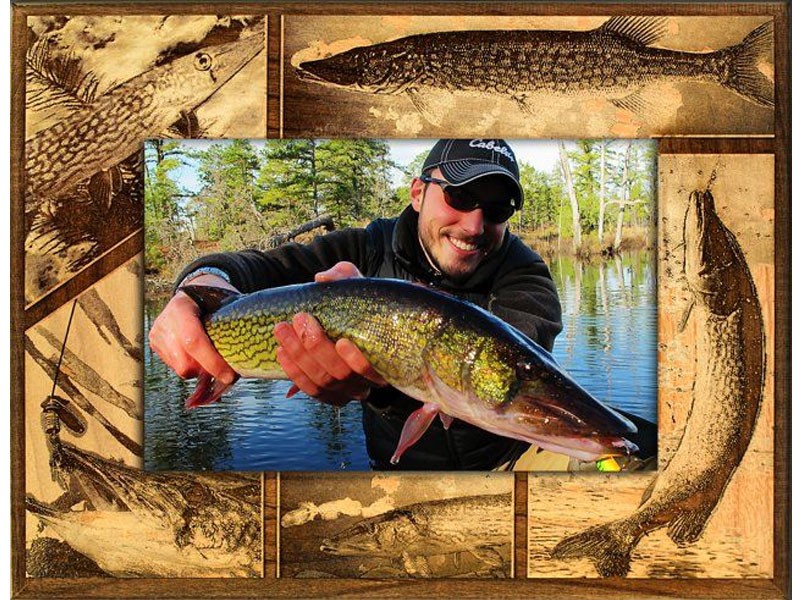 Pickerel Fish Photo Frame