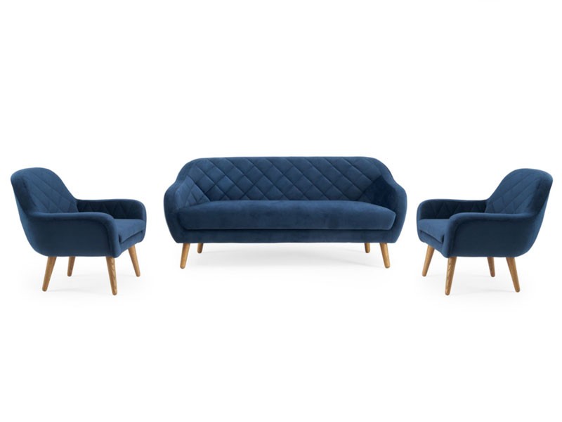 Isobel 3 Piece Seating Set Cobalt Blue