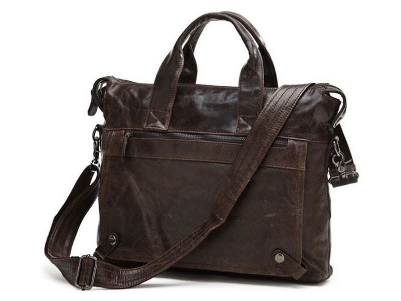 Gothenburg Men's Soft Vintage Leather Crossbody Messenger Bag