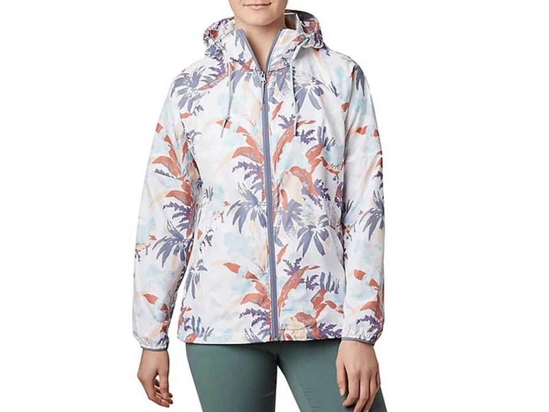 Columbia Side Hill Printed Windbreaker Jacket For Women in Floral