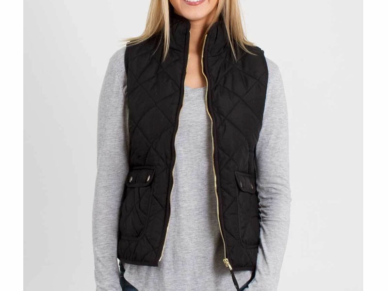 Thread and Supply Wanderer Women's Vest in Black