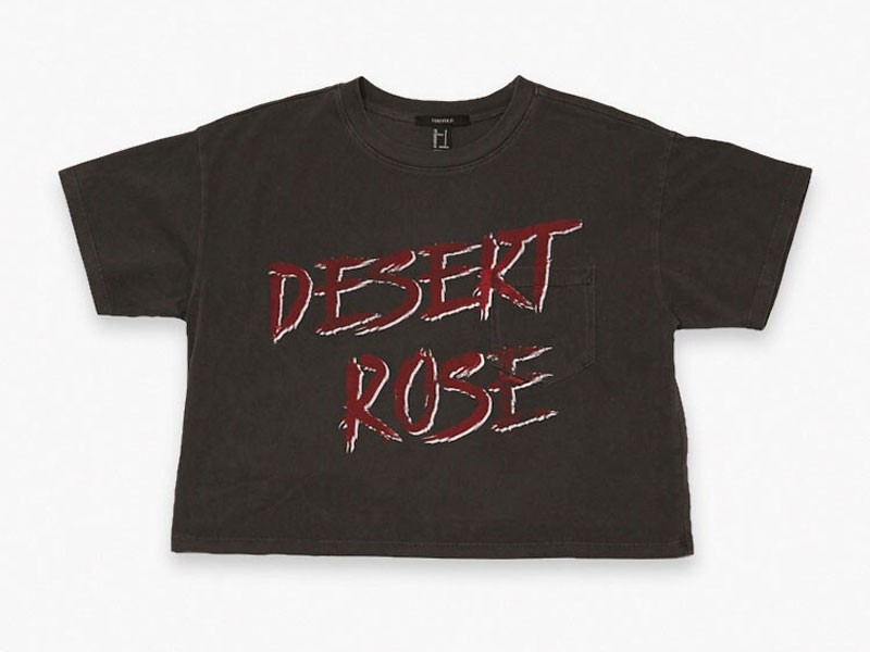 Desert Rose Cropped Tee For Women