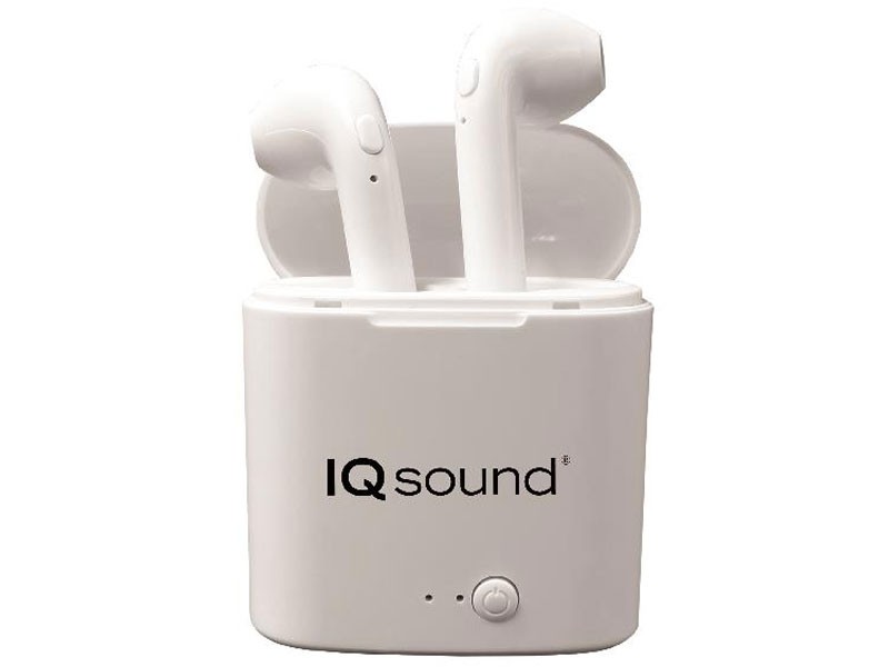 IQ Sound True Wireless Sports Earbuds White