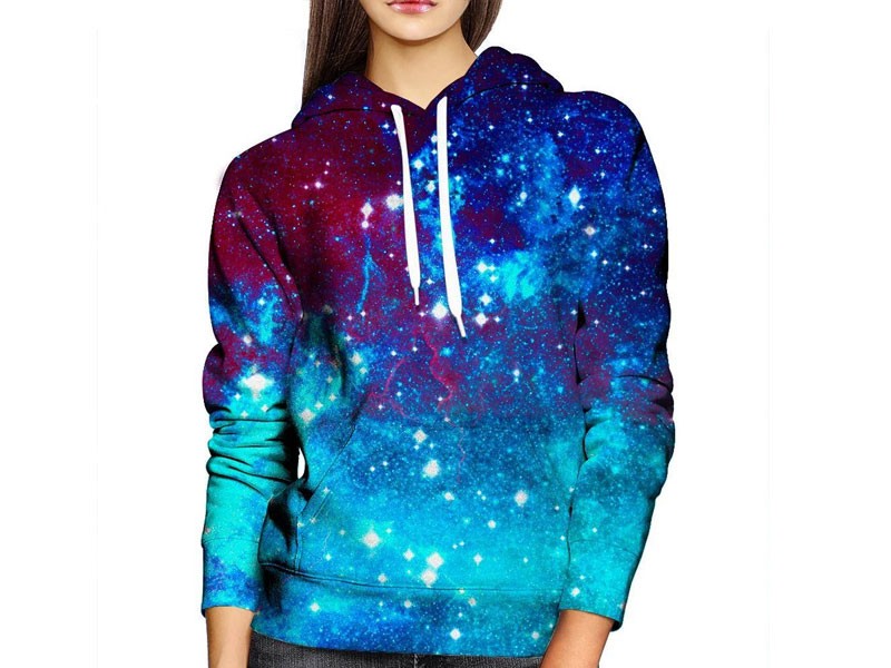 Blue Galaxy Women's Hoodie