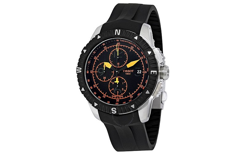 T-Navigator Automatic Chronograph Black Dial Men's Watch