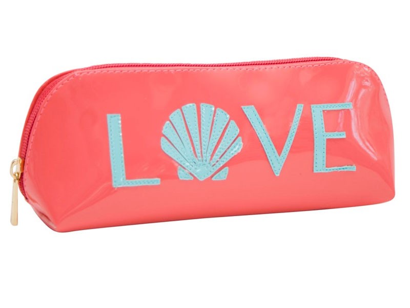 Watermelon Reynolds Case with Light Blue Love with scallop shell