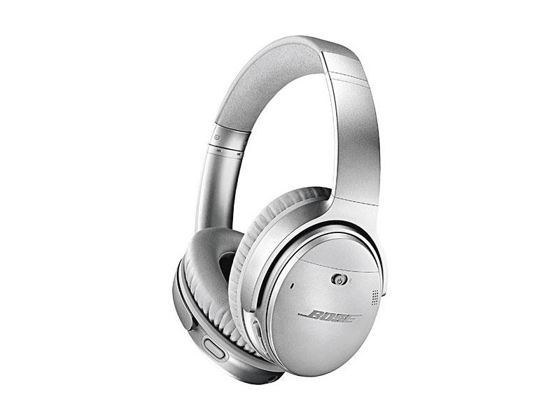 Bose QuietComfort 35 Wireless Bluetooth Around-Ear Silver Headphones ll