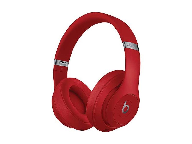 Beats by Dr. Dre Studio3 Wireless Noise Cancelling Over-Ear Red Headphones