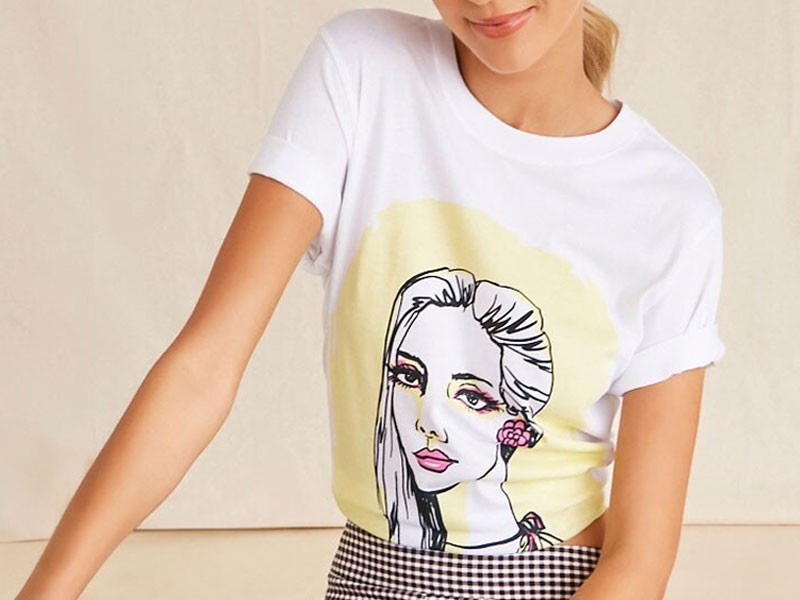 Woman Art Graphic Tee For Women
