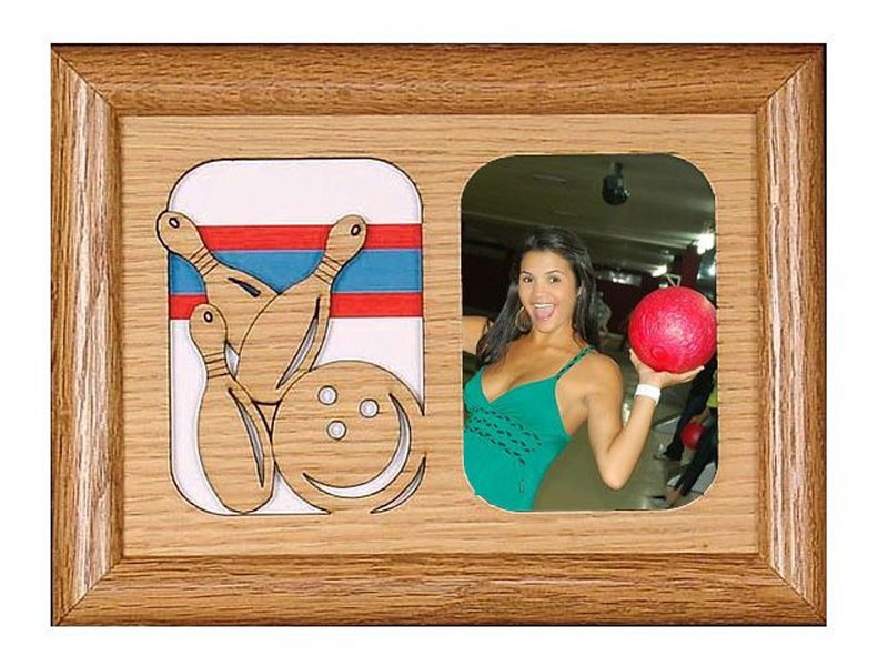 Bowling Pins Photo Frame