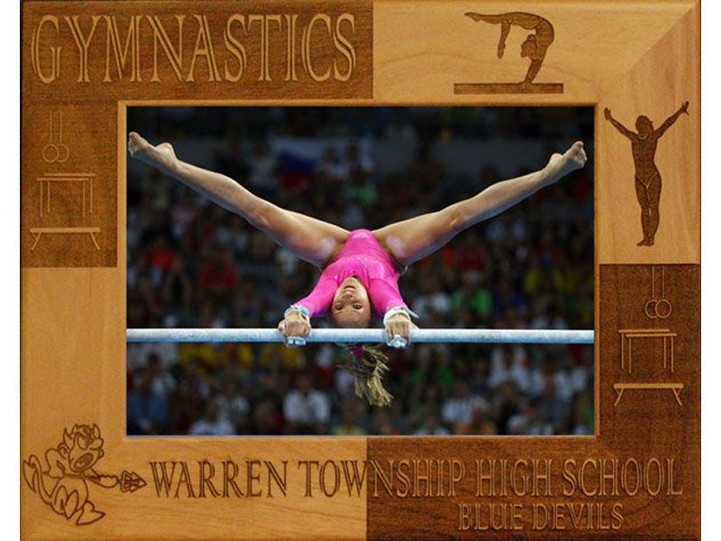 Gymnastics Reverse Photo Frame