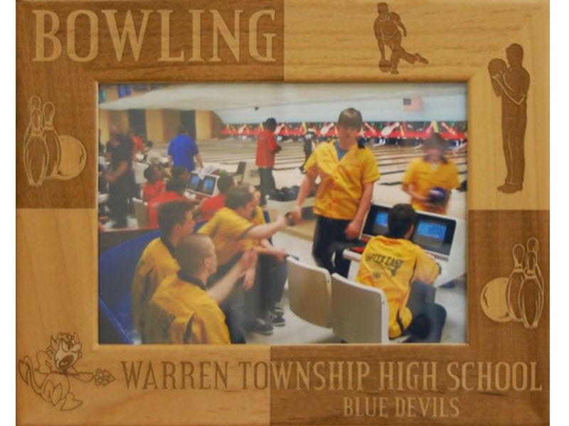 Bowling Reverse Photo Frame
