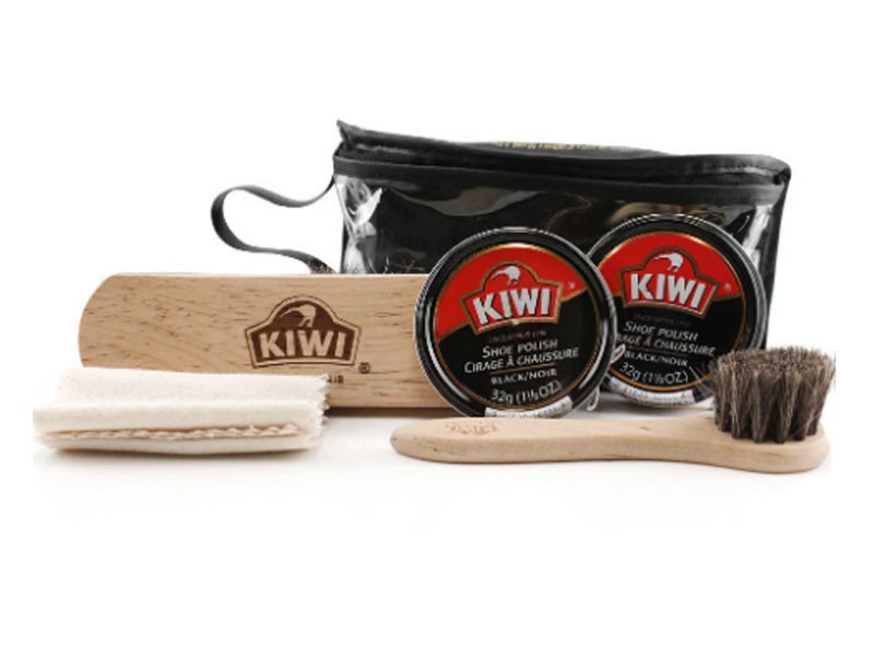 KIWI Black Shoe Care Kit