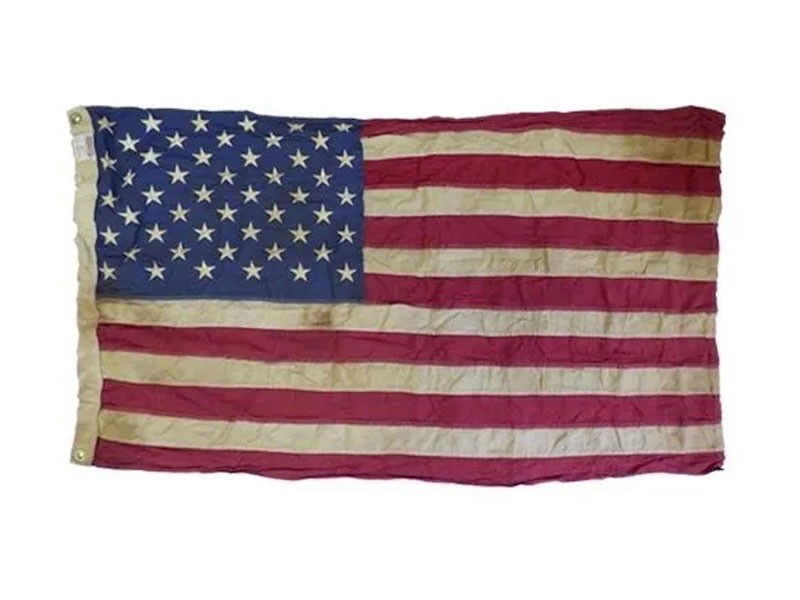 Antiqued American Flag