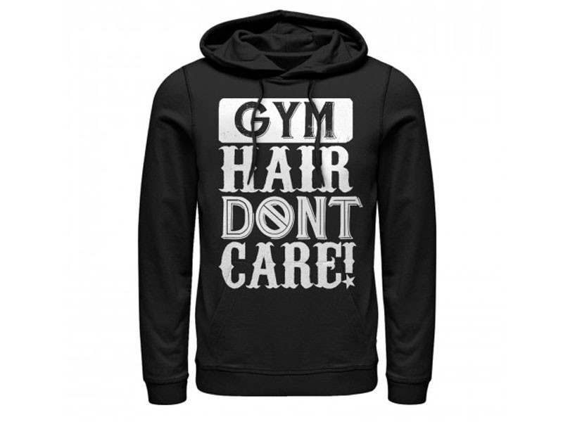 Women's Gym Hair Don't Care Hoodie