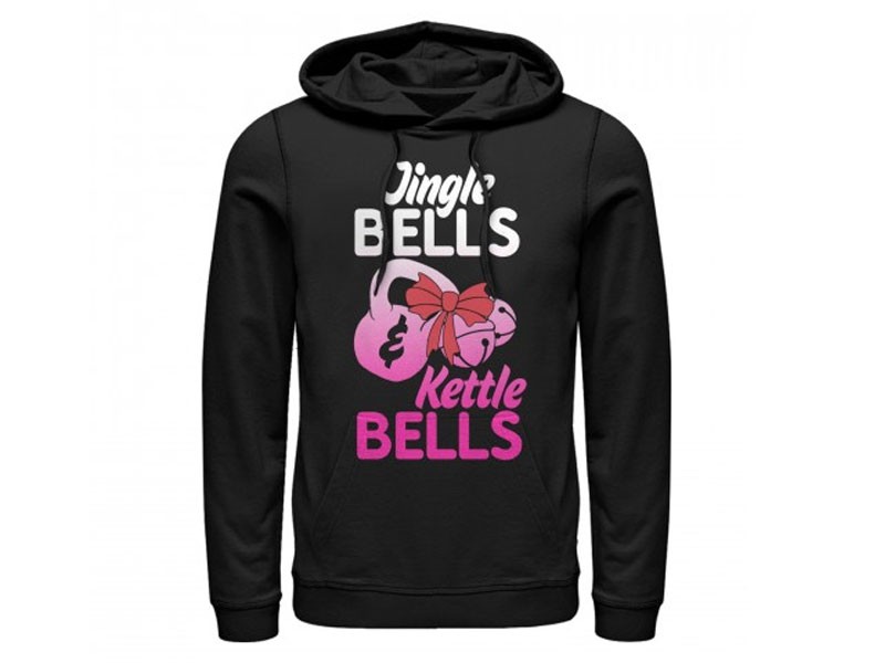 Christmas Jingle and Kettle Bells Hoodie For Women