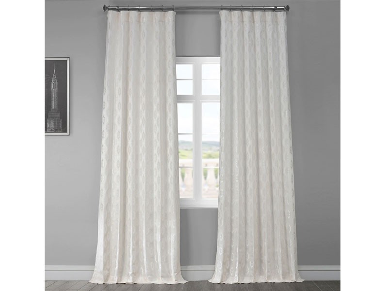 Paragon Cream Designer Jacquard Curtain