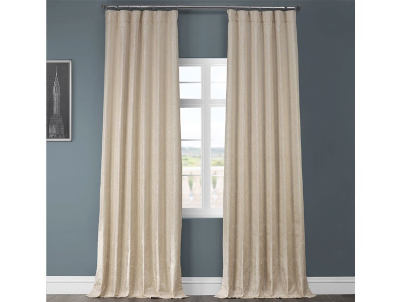 Cambric Sand Designer Jacquard Curtain