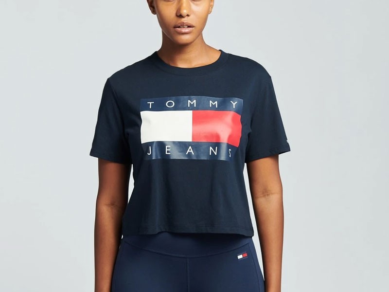 Women's Tommy Jeans Flag Tee