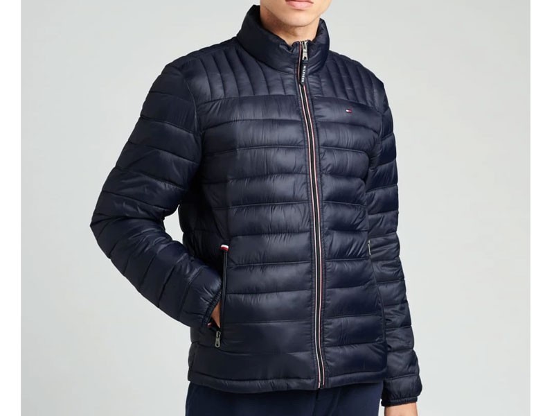 Men's Nylon Logo Packable Jacket