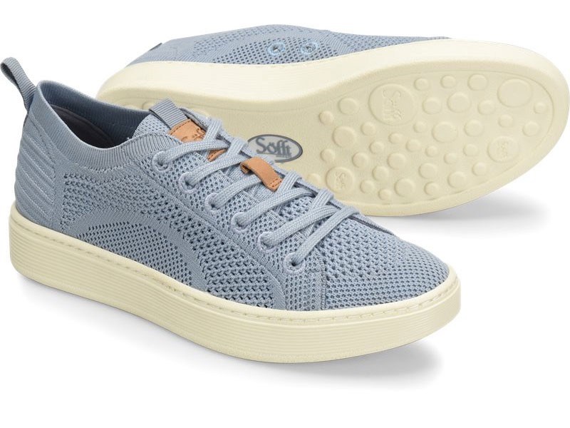 Women's Sofft Somers-Knit Cloud-Blue Sneakers