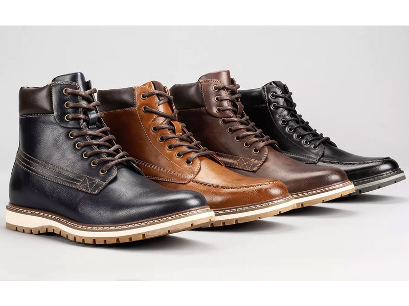 Harrison Men's Casual Moc and Round-Toe Boots