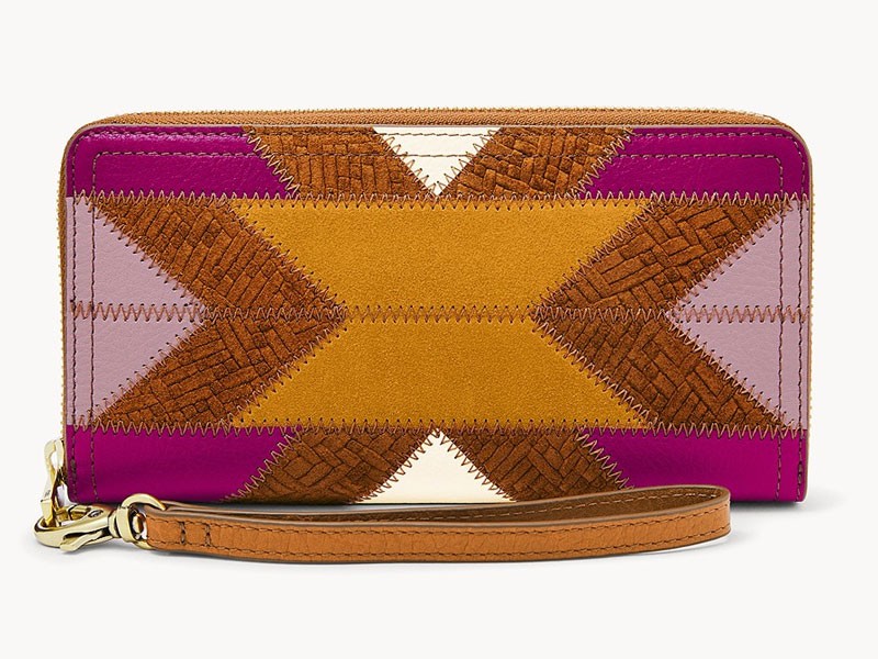 Logan RFID Zip Around Clutch For Women