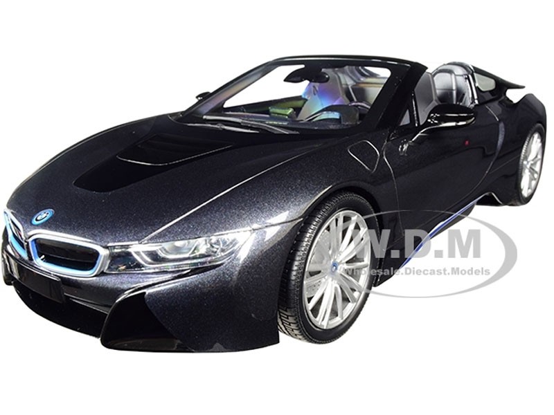 2018 BMW i8 Roadster Dark Gray Model Car