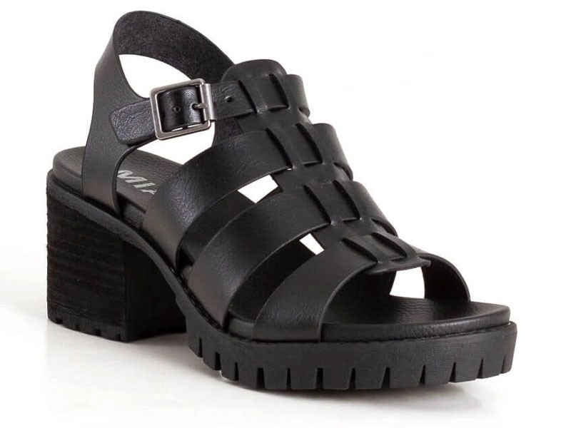 Women's MIA Shoes Lula Heeled Gladiator Sandals in Black