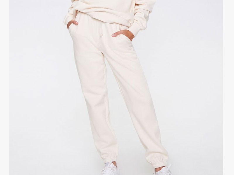 Drawstring Fleece Sweatpants For Women