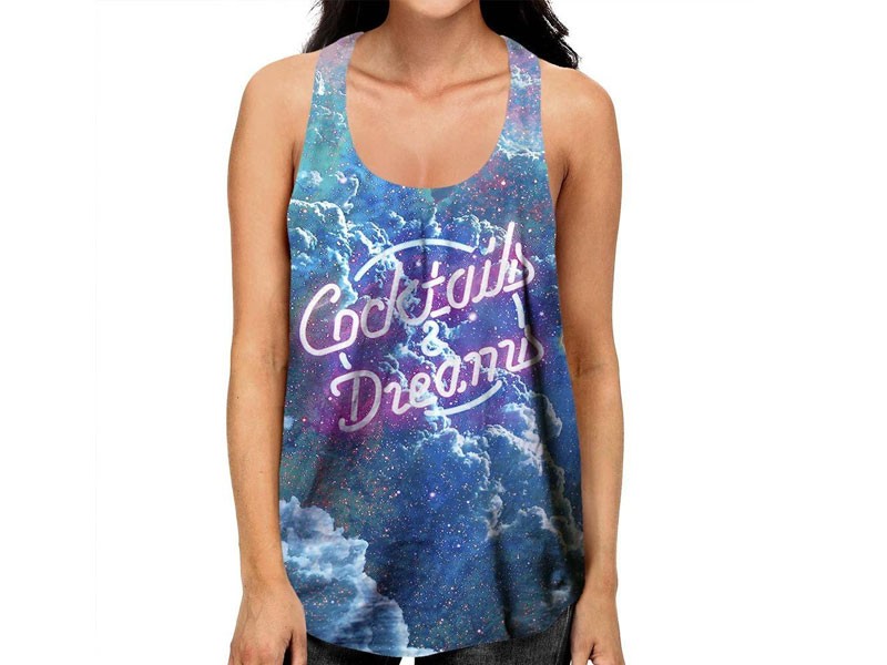 Cocktails & Dreams Racerback Top For Women