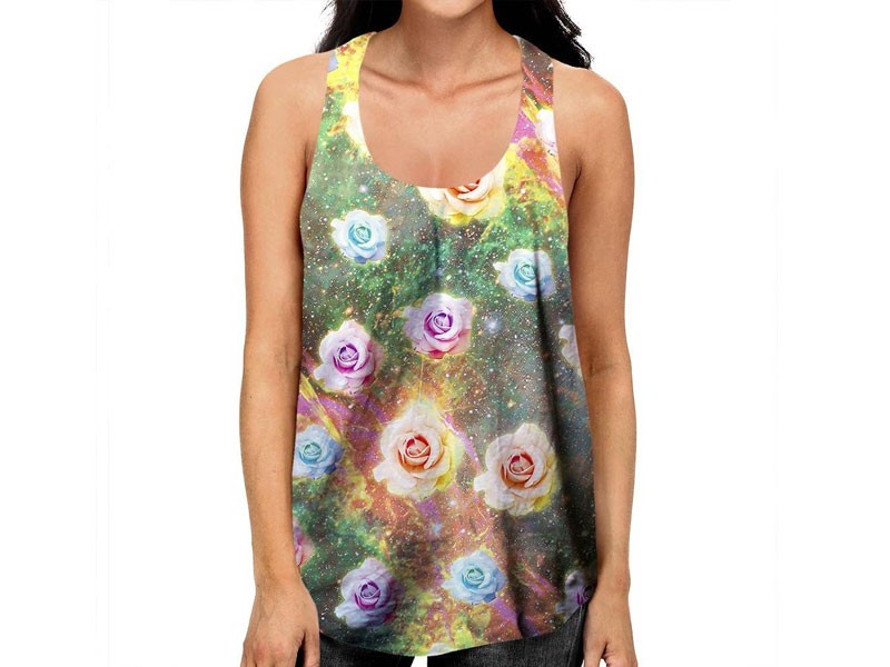 Women's Rose Nebula Racerback Top