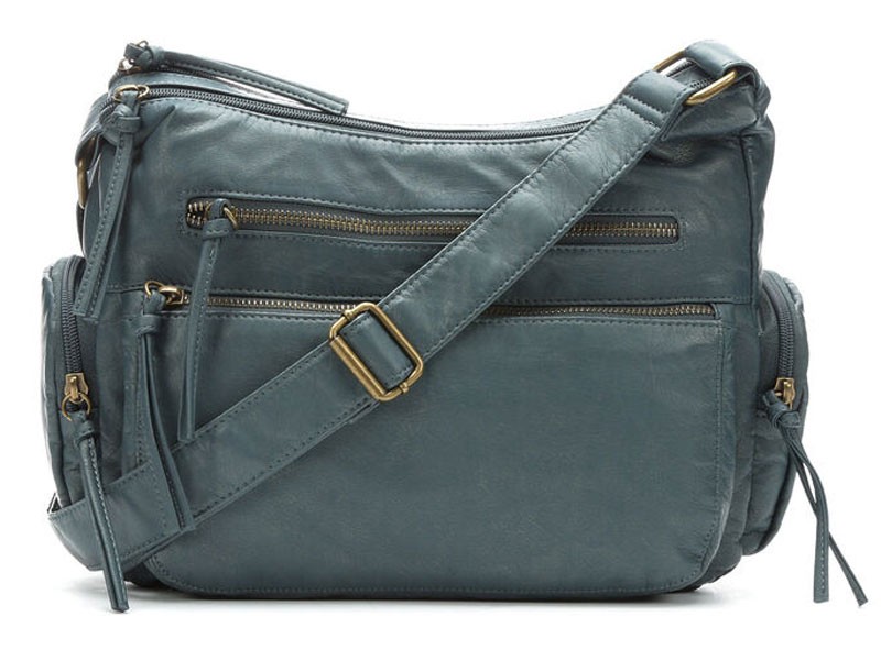 Bueno Of California Multi Zip Pocket Crossbody Handbag For Women