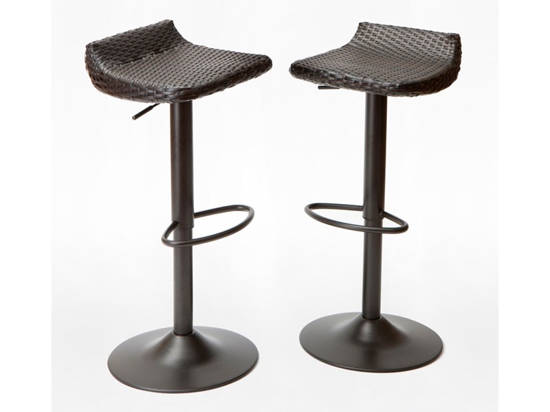 Deco Woven Outdoor Barstool Set