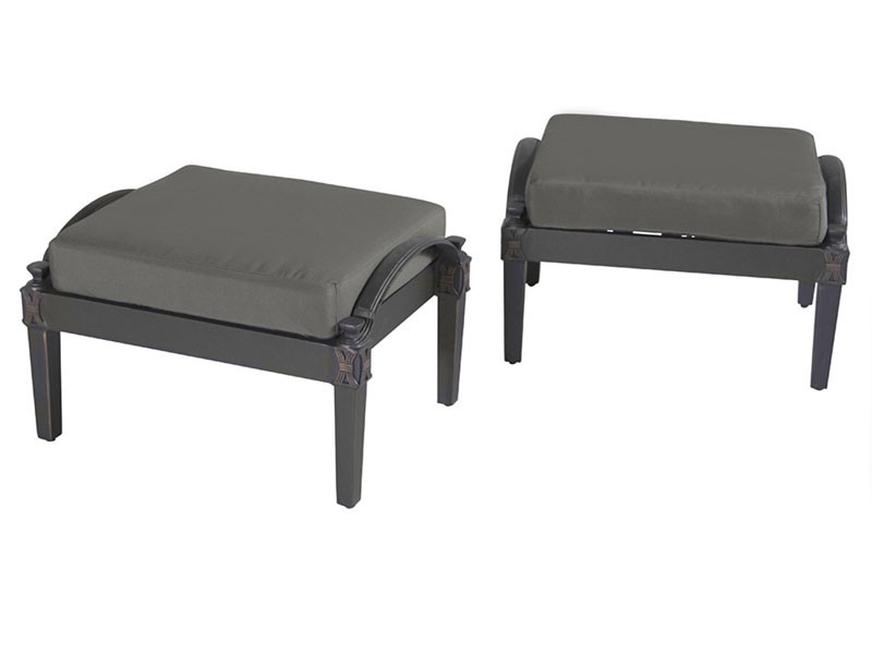 Astoria Club Ottomans Charcoal Grey