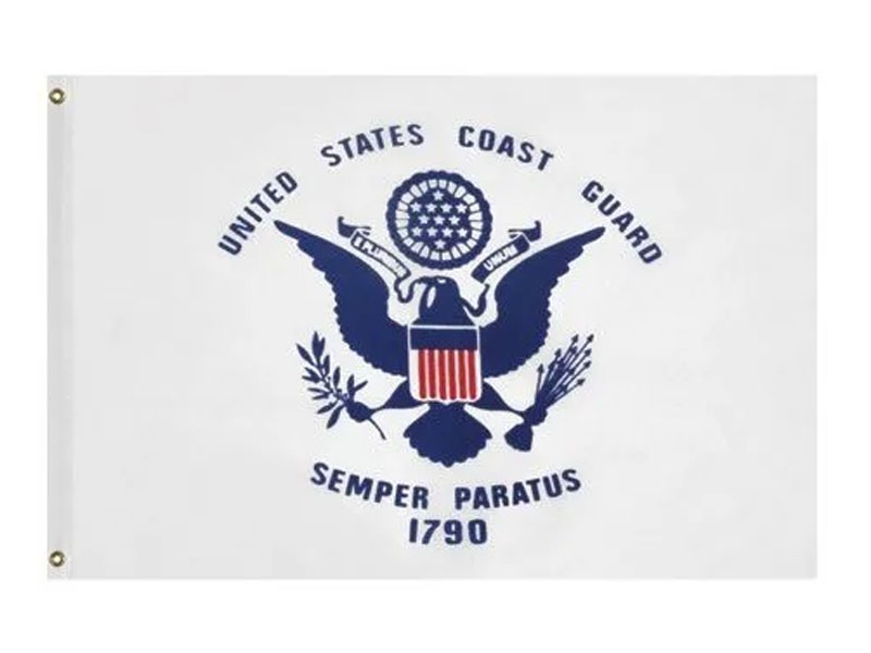 Outdoor Coast Guard Flags