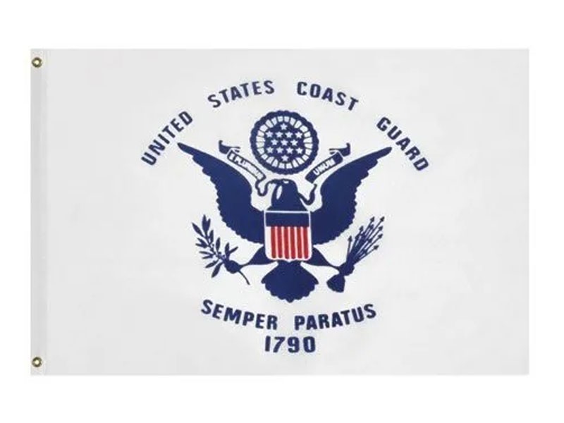 Outdoor Coast Guard Flags